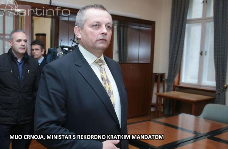 mijo crnoja bivsi ministar