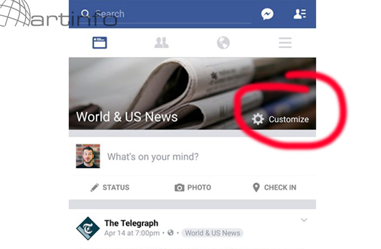 facebook news feed