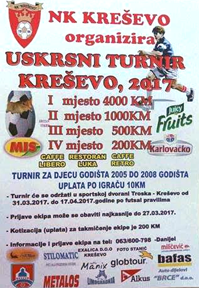 kresevo uskrsni turnir 2