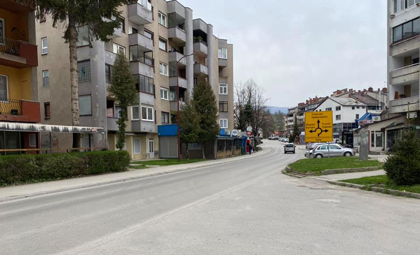 novi tr ulica tabla